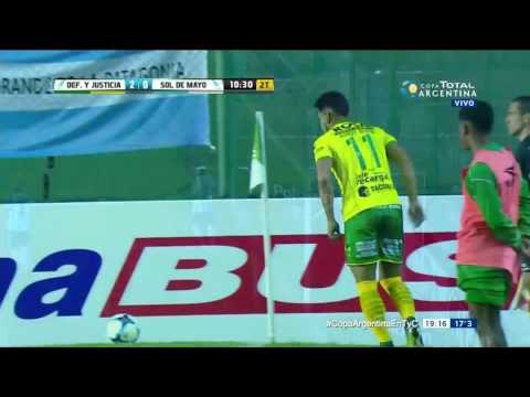 Defensa y Justicia 3  Sol de Mayo 0  / Copa Argentina 2017 (Relato Juan Pablo Marrón)