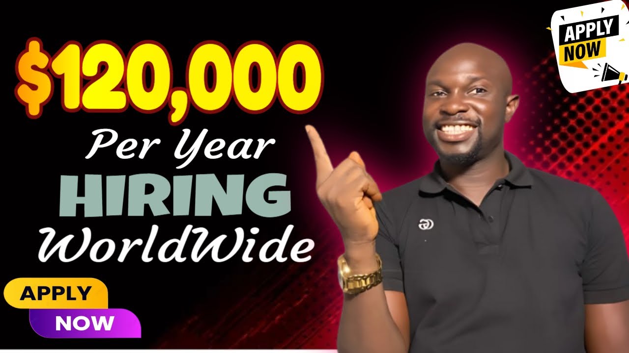 Earn $120KYr From Home! 5 Remote Jobs Hiring Worldwide Now!