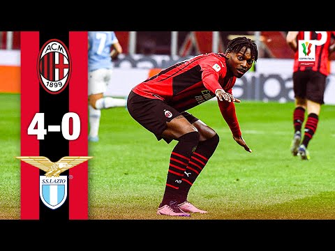 Leão is on 🔥 Giroud just can't stop ⚽ | AC Milan 4-0 Lazio | Highlights Coppa Italia