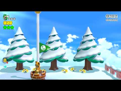 Super Mario 3D World [Switch] 6-5 Speedrun - Time: 18 (Tied WR)