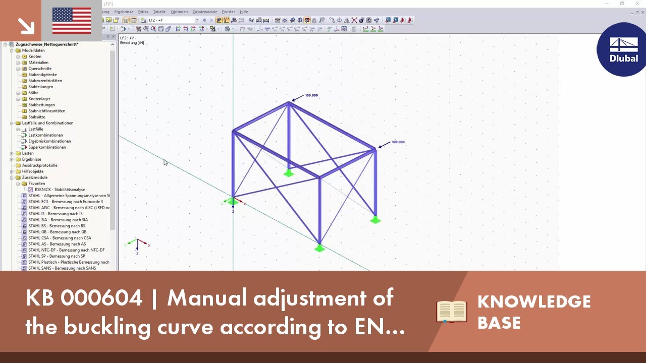 KB 000604 | Manual Adjustment of Buckling Curve According to EN 1993-1-1