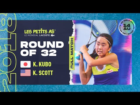 Les Petits As 2018 | Girls Round of 32 | Kyoka Kubo vs. Katrina Scott