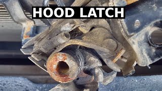 Fixing a car hood latch that won
