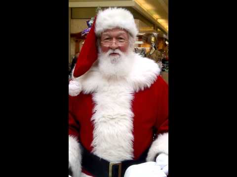 santa talking to kenzie and KK