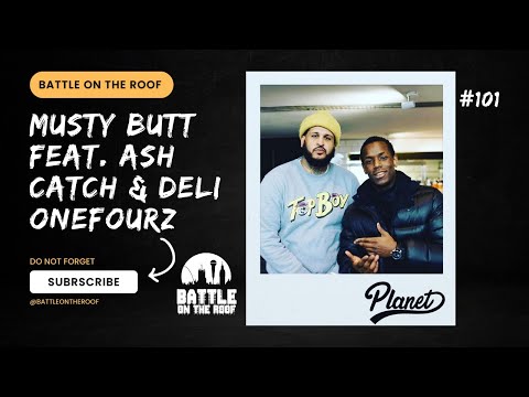 Musty Butt: Ash Catch + Deli OneFourz speak on Chaash from Top Boy + Battle Rap | #BattleOnTheRoof