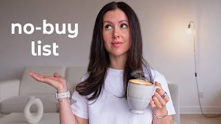 12 Things I'm Not Buying in 2026 (to save serious money)