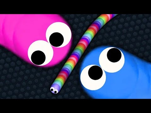 Slither.io A.I Troll Tiny Snake vs Giant Snakes Gameplay Mr weiyu Slitherio good game