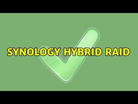 Synology hybrid RAID