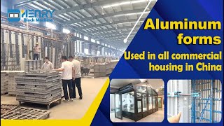 Aluminum forms, which is used in all commercial housing in China, the third largest aluminum factory