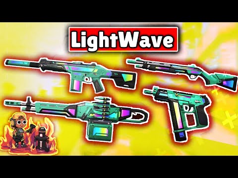 VALORANT | *NEW* ACT 3 BATTLEPASS "LIGHTWAVE" Collection LEAKED!!!