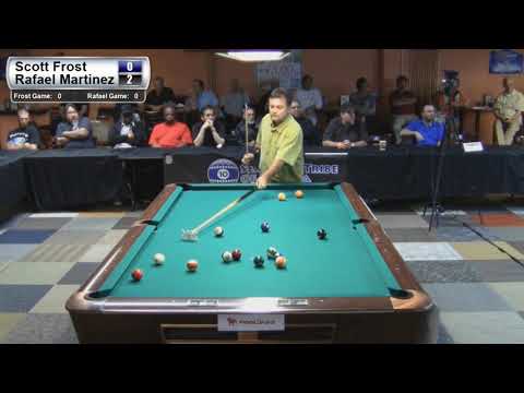 Scott Frost vs Rafael Martinez - One Pocket