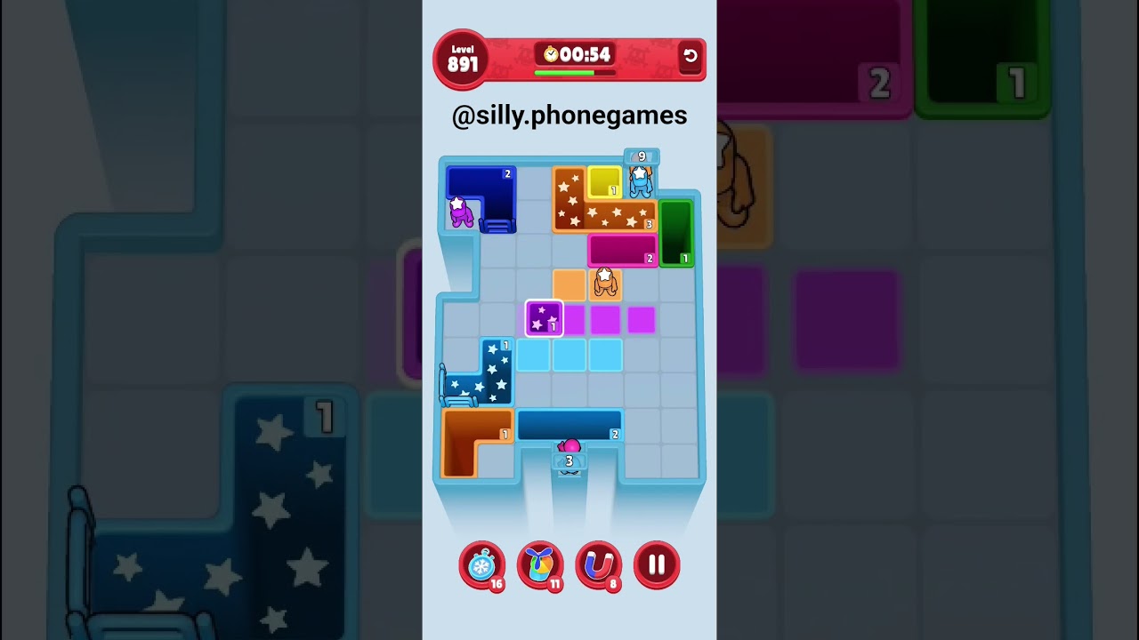 Drop Away Level 891 Walkthrough Solution