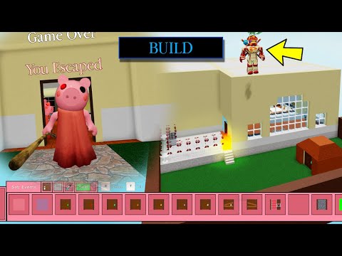 ROBLOX PIGGY BUILD MODE!! PIGGY BROKE INTO MY HOUSE?! I Bulit My Own Map and Escaped the Piggy.