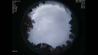 2025-10-26 All sky camera capture from Poiana Rusca Mountains, Romania