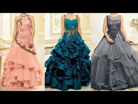 Layered wedding gown designs