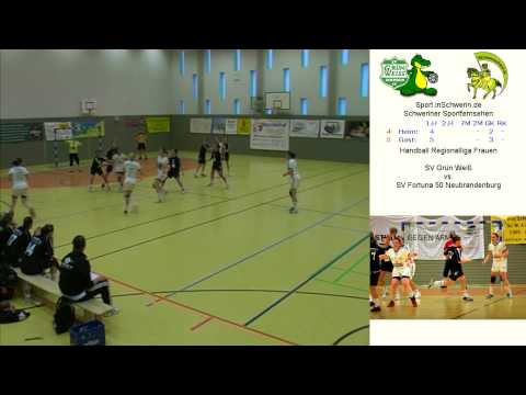 Handball Regionalliga Frauen SV Grün Weiß Schwerin vs. SV Fortuna 50 Neubrandenburg