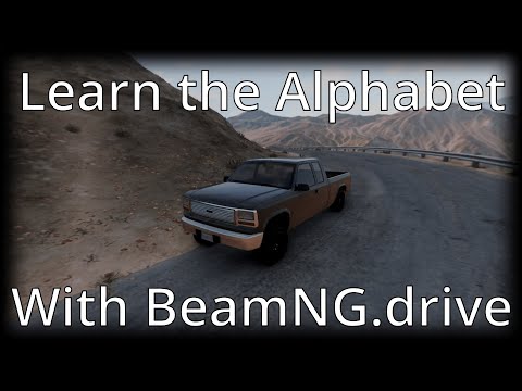 Learn the Alphabet with BeamNG Drive