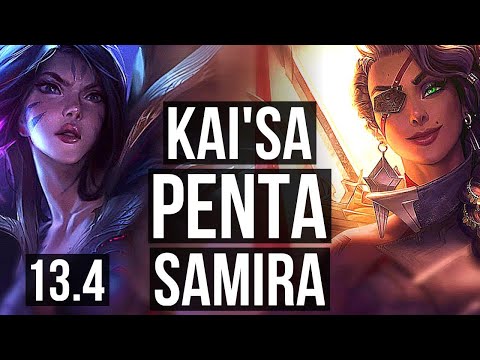 KAI'SA & Maokai vs SAMIRA & Nautilus (ADC) | Penta, 21/1/8, Legendary | KR Diamond | 13.4