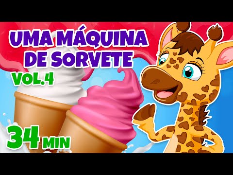 Uma Máquina de Sorvete Vol. 4 - Giramille 34 min | Desenho Animado Musical