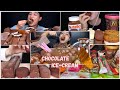 Mukbangers Eating Chocolate And Ice Cream Asmr Eating Compilation Asmr Eating Compilation