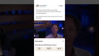 UFO researcher David Wilcock’s final livestream before his reported death