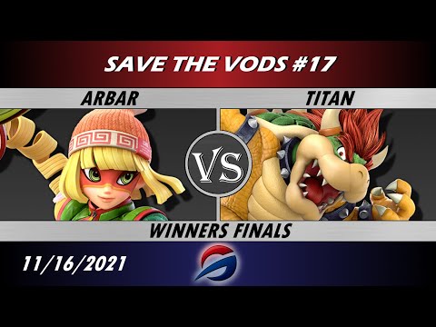 STV #17 - Arbar (Min Min, Pyra/Mythra) vs Titan (Bowser) Winners Finals - Smash Ultimate