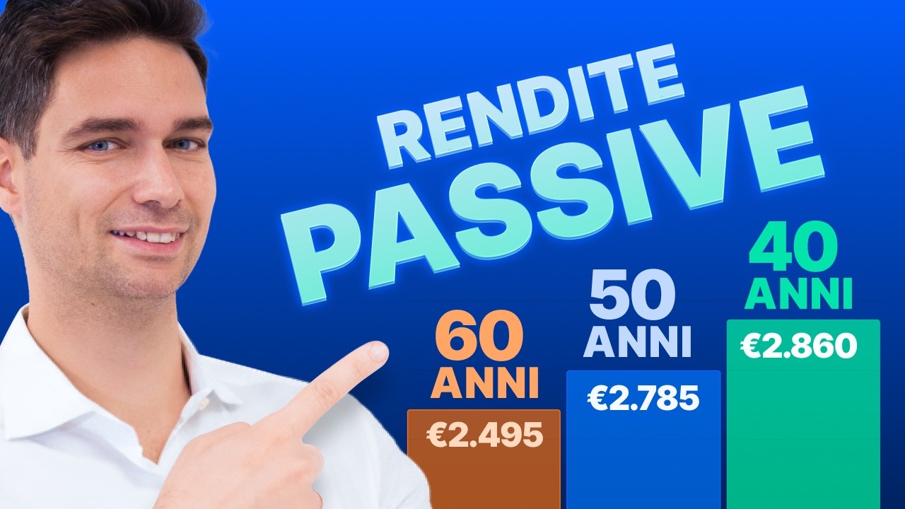 Come costruire una rendita passiva a 40, 50 e 60 anni