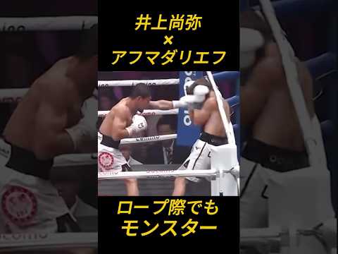 【一撃シリーズ#1】井上尚弥×アフマダリエフロープ際から放つ衝撃カウンター👊🔥