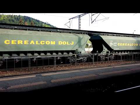 CFR Marfa in Gara Busteni | CFR freight train in Busteni station - 28 aprilie 2018