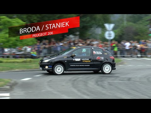 6 Rajdowy Ustroń 2022 - Broda / Staniek - Peugeot 206