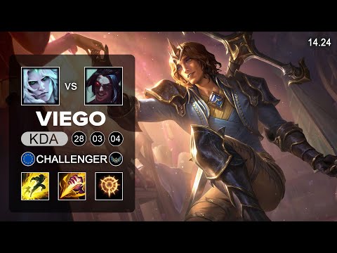 Viego vs Kayn Jungle - EUW Challenger - Patch 14.24 Season 14