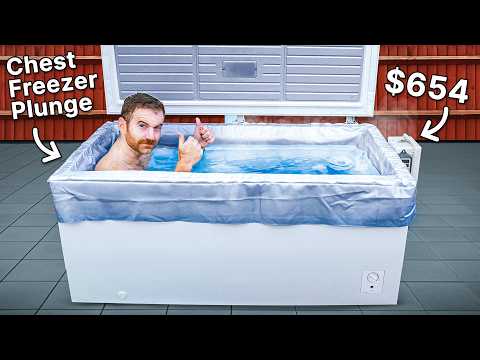 DIY Chest Freezer Cold Plunge Under $1000 V2 (1 Hour Setup!)