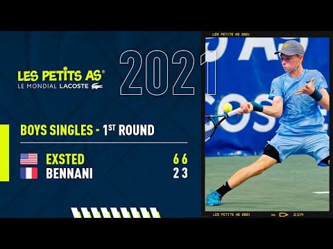 Les Petits As 2021 | Boys 1st Round | Maxwell Exsted vs. Karim Bennani