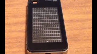 preview picture of video 'Nice Solar iPhone 4 Case: Solar Charger and Battery Backup Case'