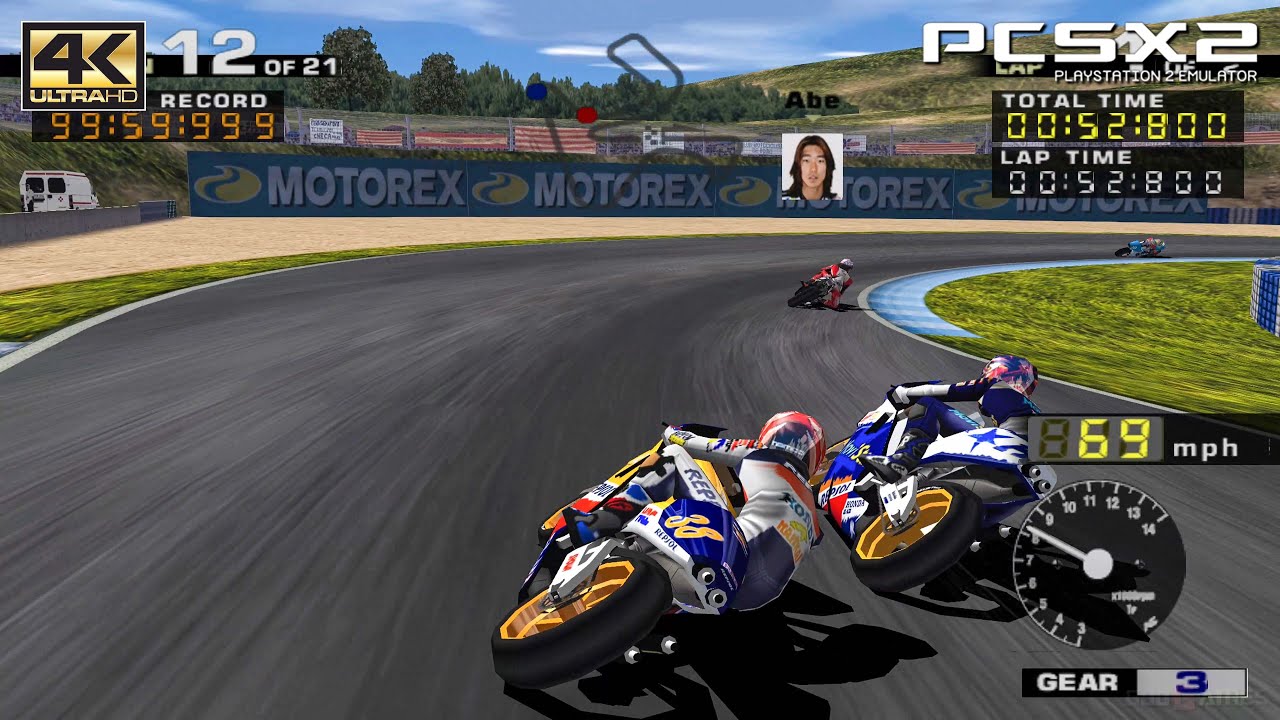 MotoGP - PS2 Gameplay UHD 4k 2160p (PCSX2)