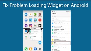 Fix Problem Loading Widget on Android