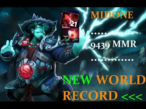 MIDONE [9439] NEW WORLD RECORD MMR - Dota 2