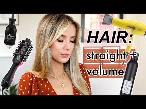 HOW TO STYLE CURTAIN BANGS + VOLUME TUTORIAL (lasts...
