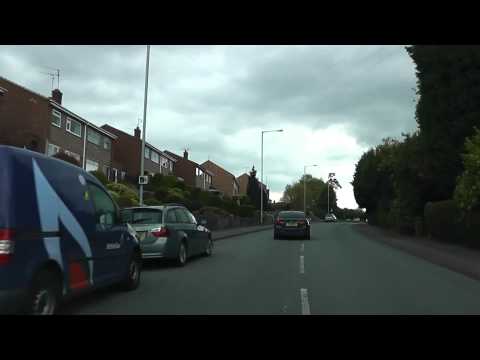 Driving On Commandery Road, Bath Road & Worcester Road, Worcester, Worcestershire UK 14th April 2012