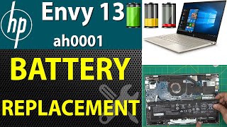 How to Replace Battery on HP ENVY 13 ah0001 Laptop - Step-by-Step Guide🔋🪫