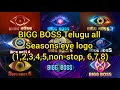 BIGG BOSS Telugu All Season Eye Logos 1 To 8 Non Stop Entertainment Please Support