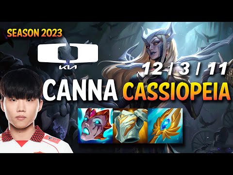 DK Canna CASSIOPEIA vs ILLAOI Top - KR Ranked