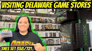 Visiting Video Game Stores in Delaware! Full SNES Set UPDATE? 358/721!