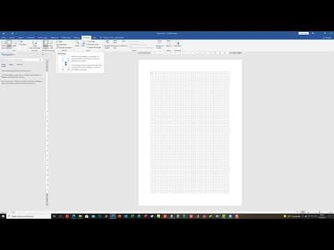 Afficher le quadrillage dans un document Word 2019