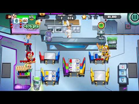 Diner Dash Rocket Diner levels 67