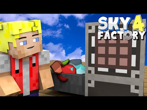 Vollautomatisches Lagersystem! - Minecraft Sky Factory 4 (Prestige Mode) - #9 - Deutsch