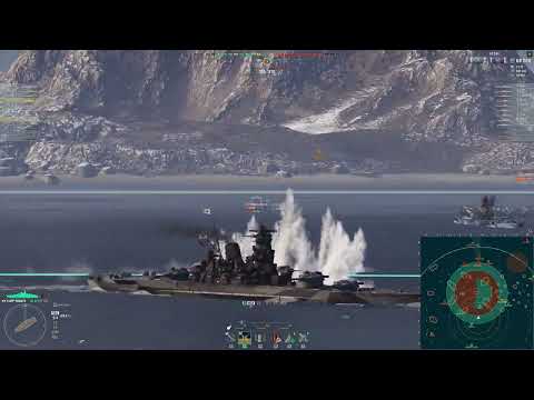 World Of Warship -  ARP Yamato  205K Damage
