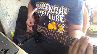 Playing soldier again-Walls of Jericho (guitar cover)