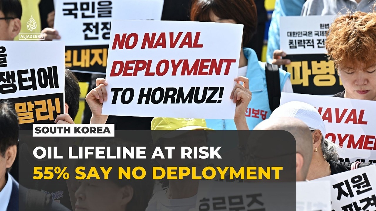Protesters Urge Seoul to Reject US Call on Hormuz Mission