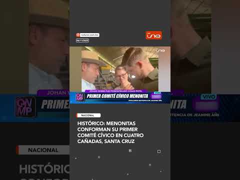Histórico: Menonitas conforman su primer comité Cívico en Cuatro Cañadas, Santa Cruz